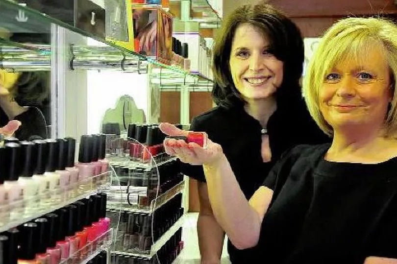 MORE popular than ever: Verity Davies and Suzanne Wood in the salon their grandmother founded in the 1950s