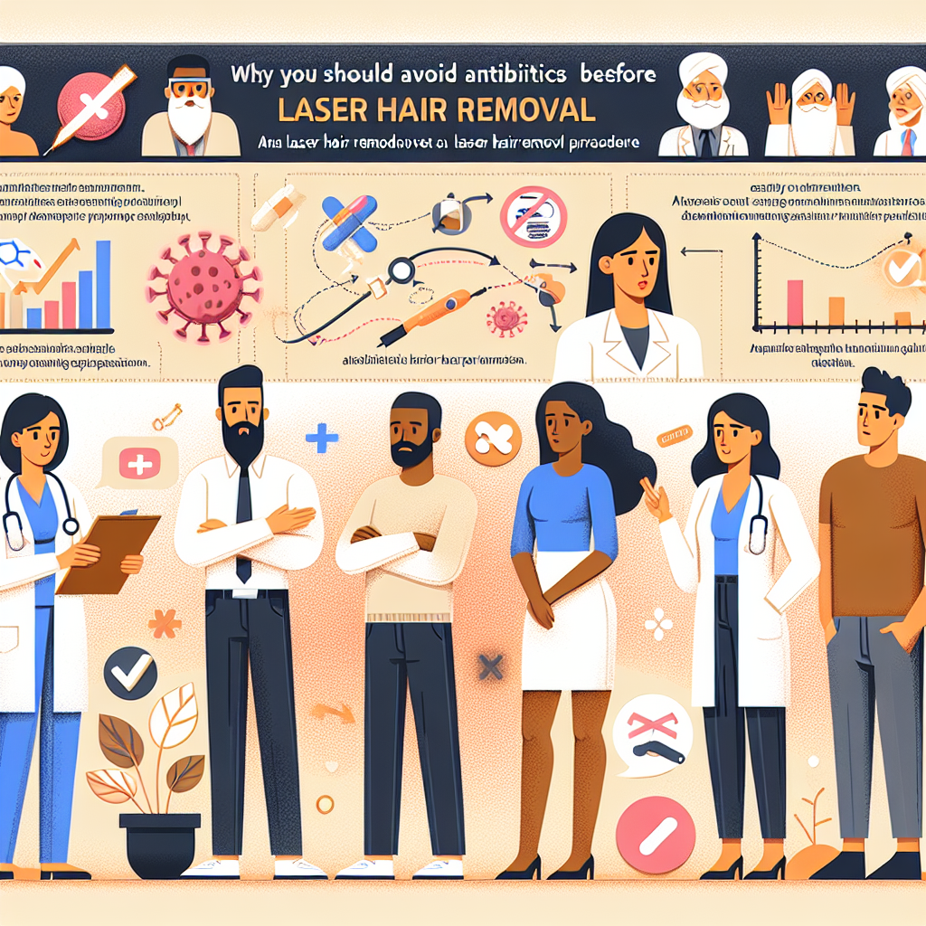 "Why You Should Avoid Antibiotics Before Laser Hair Removal: An SEO-Friendly Guide"