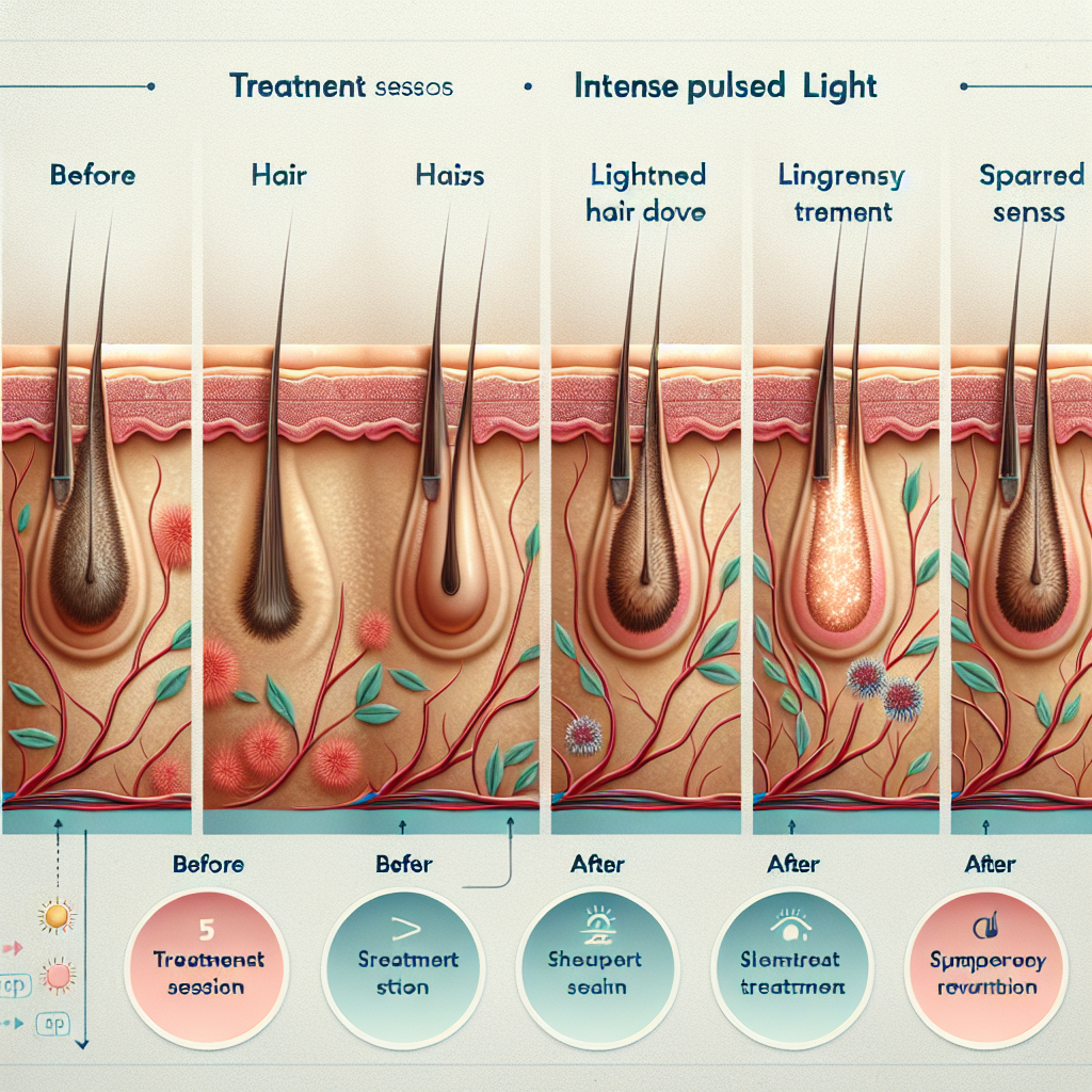 "What is the Timeline for IPL Hair Removal Results to Show?"