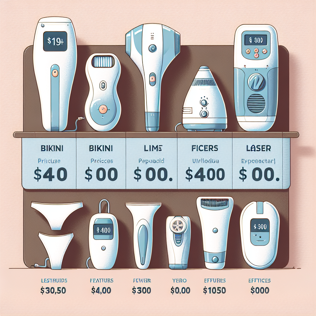 "Top 10 Affordable Bikini Laser Hair Removal Devices (Below $400)"