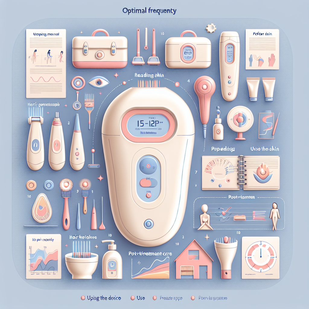 Optimal Frequency for Using an IPL Hair Removal Device at Home: A Guide
