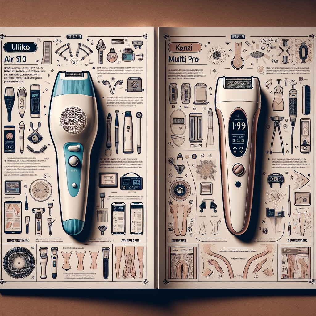 "Comparing Ulike Air 10 and Kenzzi Multi Pro+: Your Guide to At-Home IPL Hair Removal"